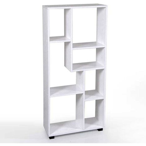 Bibliothèque bureau chambre design chêne 60 x 24 x 127 h (1/3)