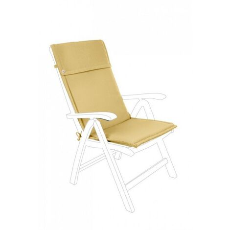 Coussin poly moutarde avec détail bouton 50x120 cm haut dossier (1/5)