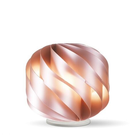 LAP Lampe de Table en Métal Rose en Plastique Cm. 15x15h (1/2)
