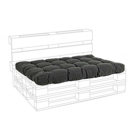 Coussin de siège palette en tissu Poly carbon (1/5)