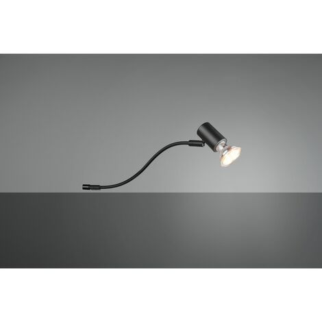 Lampe Spot Jade Miroir Orientable Noir IP44 Trio Lighting (1/5)