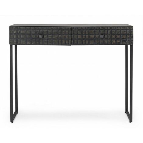 Console Dorset 2 tiroirs style industriel