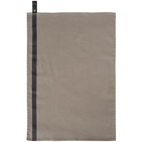 Torchon en coton naturel gris tortora 500x700 (1/5)