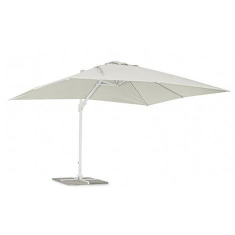 Parasol Eden blanc-naturel 300x400xh260 cm (1/5)