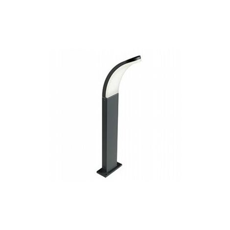 Applique en aluminium moulé sous pression avec diffuseur en résine opaline - 15W, 2300 lumens, 1050 lumens, 4000°K graphite (1/5)