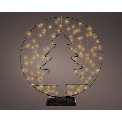 Luz de marco de micro LED de metal para árbol estable de interior 4x35x38 cm (1/5)