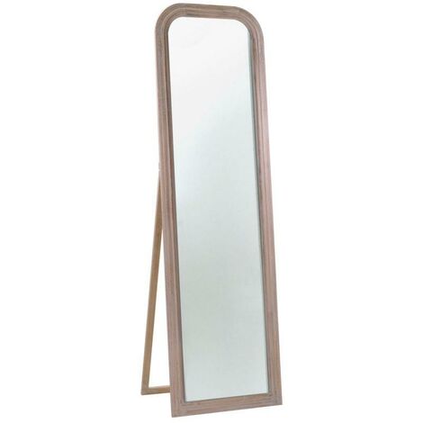 Miroir mural - cadre bois de pin effet vieilli | Leroy Merlin