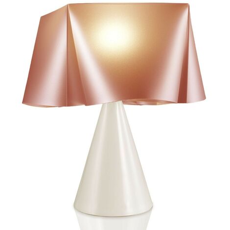 Lampe de Table Cône en Cuivre en Plastique Cm. 28x32h (1/2)