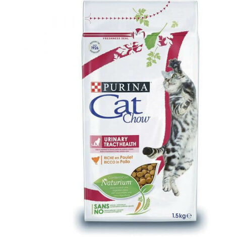 Nourriture pour chat au poulet, 1,5 kg, pour la santé des voies urinaires