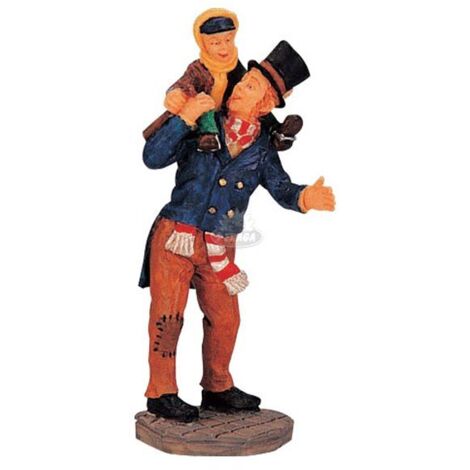 Lemax Bob Cratchit et Tiny Tim