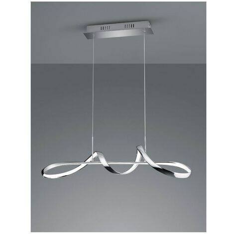 La conception moderne de Pérouse de suspension tissant le Chrome a mené l'éclairage de trio du gradateur 4000k (1/5)