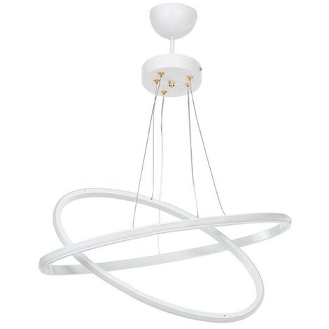 Suspension Muso avec deux anneaux blancs LED MDL4438 (1/5)