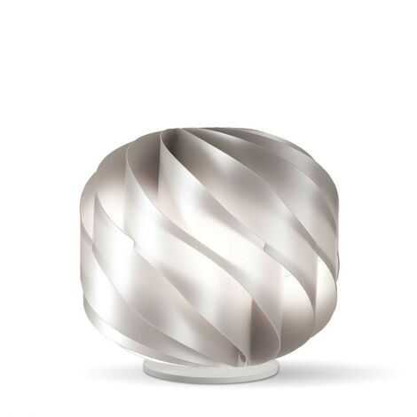 LAP Lampe de Table Argent en Plastique Cm. 25 x 24h (1/2)
