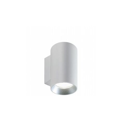 Lampe murale en aluminium moulé sous pression avec diffuseurs en verre transparent - 10W de consommation - Flux lumineux de 885 lumens - Classe d'efficacité énergétique E - Éclairage LED COB Ø10,5mm - (1/5)
