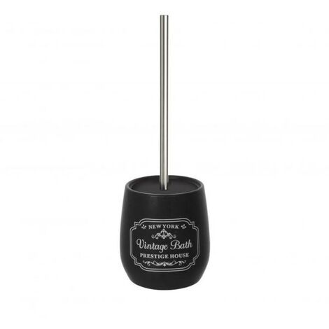Porte brosse WC série New York noir (1/5)