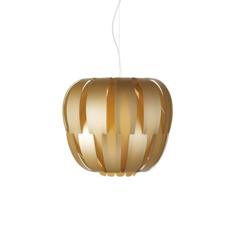 Suspension 3 Lumières New Gold en Métal Chromé Cm. 75x60h (1/2)