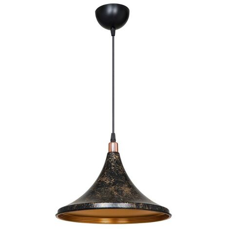 Suspension Kalyon métal doré noir ASZ1650 (1/5)