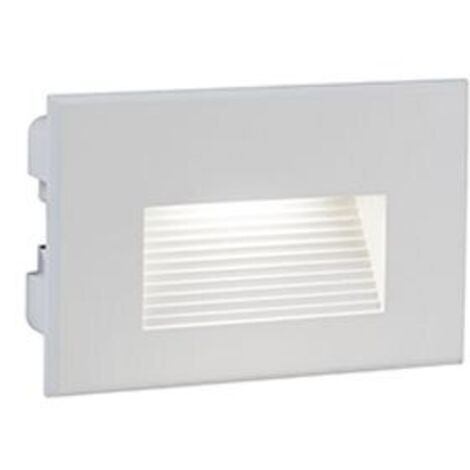 Encastré Dente 3W Led 3000K ligne de prise blanche (1/4)
