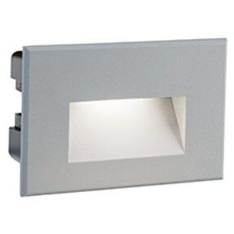 Encastré Lisse 3W Led 3000K ligne de prise en aluminium (1/4)