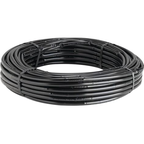 Claber – Tube goutte-à-goutte 1/2' 50 m – Débit 2L/h – Espacement 33 cm – Pression 0,5 à 1 bar – Polyéthylène anti-UV
