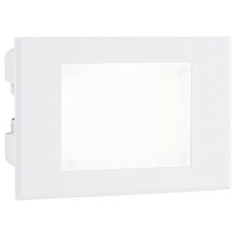 Ligne de prise blanche à encastrer ouverte 3W Led 4000K (1/4)