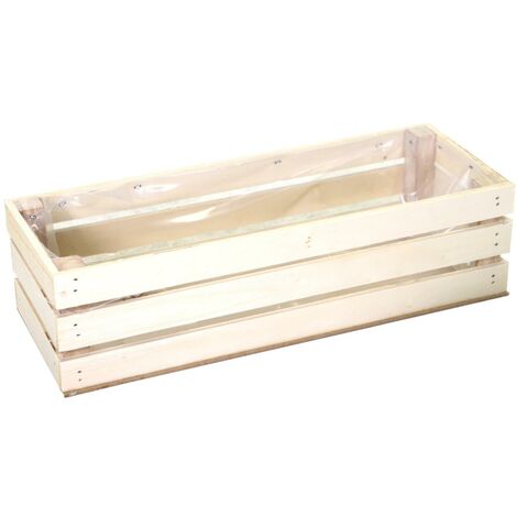 Tiroir en bois naturel avec nylon cm32x14h9 (1/5)