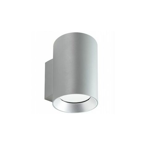 Lampe murale en aluminium moulé avec diffuseurs en verre transparent - 40W, 4242 lumens, lumière chaude (1/5)
