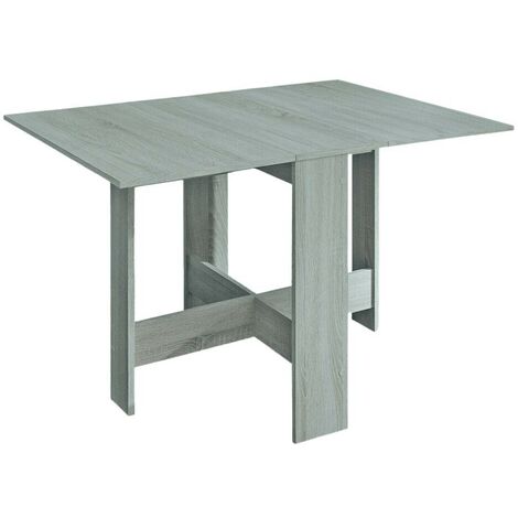 Table pliante peu encombrante Artemio, coloris béton (1/5)