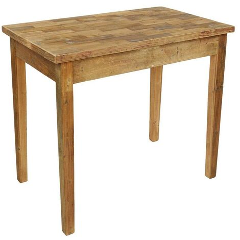 Petite table d'art pauvre rectangulaire cm 71 x 120,5 xh 80 (1/5)