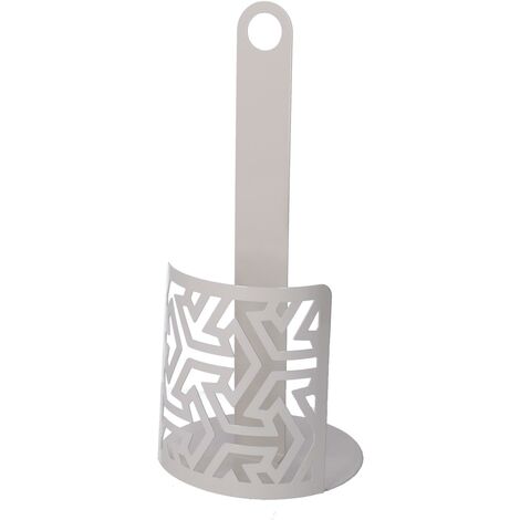 Porte-parapluie en métal blanc rond ø15h33 (1/5)