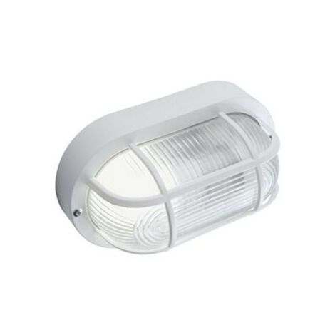 Plafond C - Cage en résine echo ligne blanche ovale (1/2)