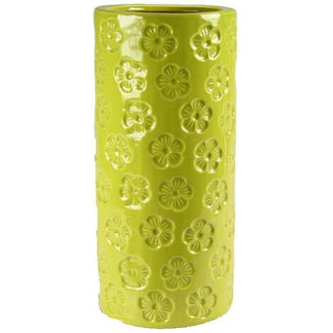 Porte-parapluie en céramique verte design cm 50 h