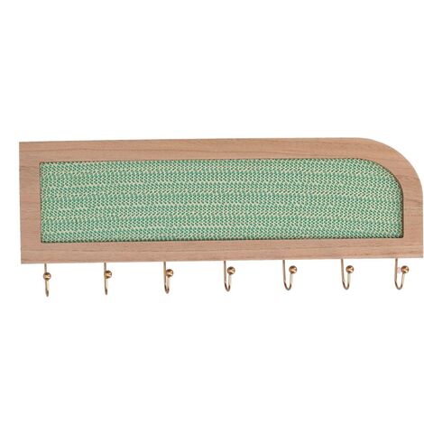Porte-clés rectangulaire en bois marron cm40x2,5x16,5
