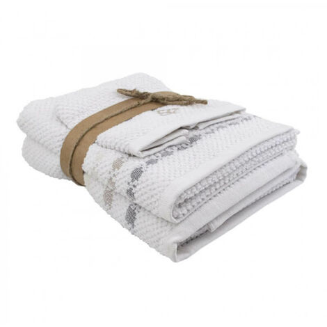 Lot De 8 Serviettes 100% Coton Italien – Ultra Absorbantes, Blanc Pur – Parfait Pour Salle De Bain, Spa, Hôtel Ou Gym