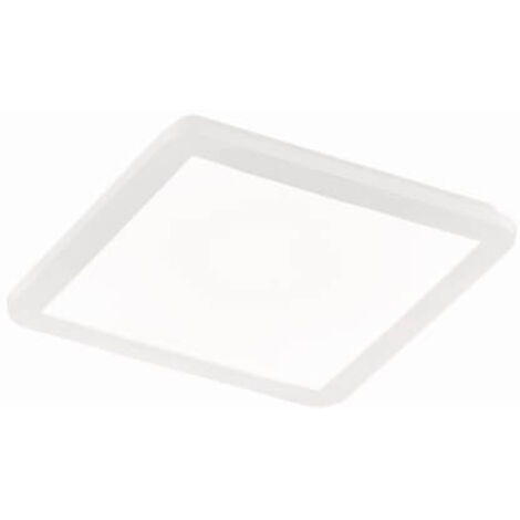 Plafonnier Camillus Carré Led Dimmable Blanc IP44 30x30 cm Trio Lighting (1/3)