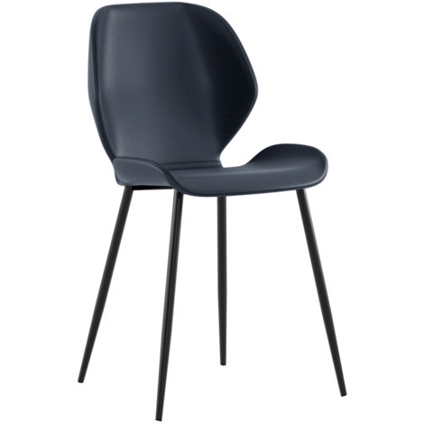 Diana Chaise noire soft touch 4 pcs (1/5)