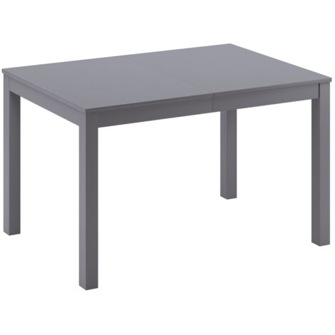 Traffic Table Extensible (130/210 x 80 cm) en Mélamine Gris Foncé (1/3)