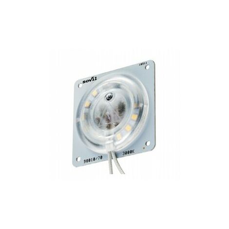 Module LED pour lampes Sovil - Éclairage avec 15 LED SMD 2835 - Consommation 10W - Rendement 100W - Classe d'efficacité énergétique E - Flux lumineux nominal 950 lumens - Flux lumineux réel 840 lumens (1/3)