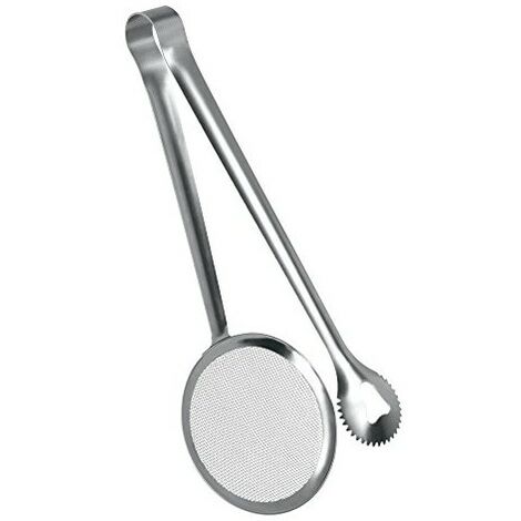 Pince à frire en acier inoxydable avec maille Metaltex (1/6)