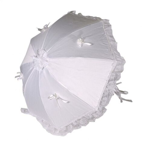 Parapluie Soie Bristol Novelty - Motif Floral Chinois/ Japonais - Manche Bois