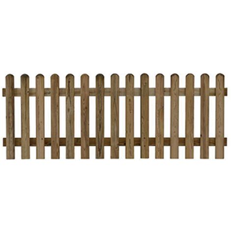 Clôture droite en bois imprégné 180x70 cm – Solution esthétique et durable pour délimitation – Traitement autoclave IV – Pircher - 180xH70