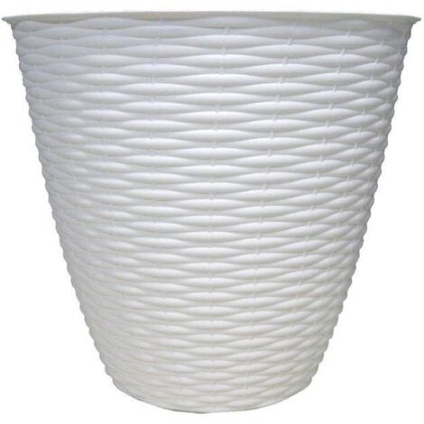 Vase Paille Crème D29 Cm H 27 Cm Bama 34031 Plantes Fleurs (1/2)