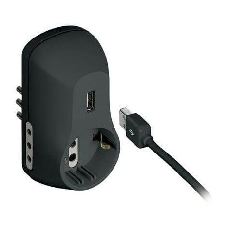 Adaptateur multiprise BTicino S3613GU B3 (1/4)