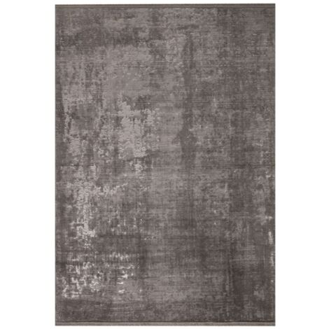 Tapis antidérapant vintage en bambou coloris gris 120x180 (1/5)