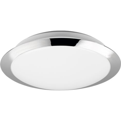 Umberto Led Plafonnier Salle de Bain 12w IP44 Chrome Trio Lighting