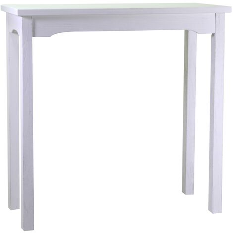 Table de présentation en bois blanc Nantes cm154x46xh100 (1/5)