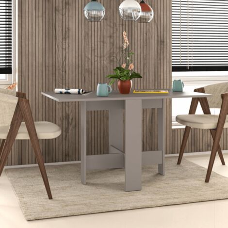 Table pliante peu encombrante Artemio moka clair (1/5)