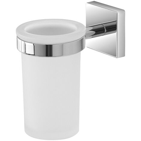 Porte-brosse à dents en acier chromé Easy Series (1/2)