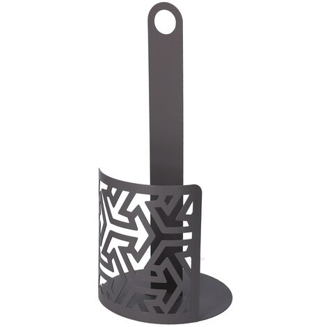 Porte-parapluie en métal gris rond ø15h33 (1/5)