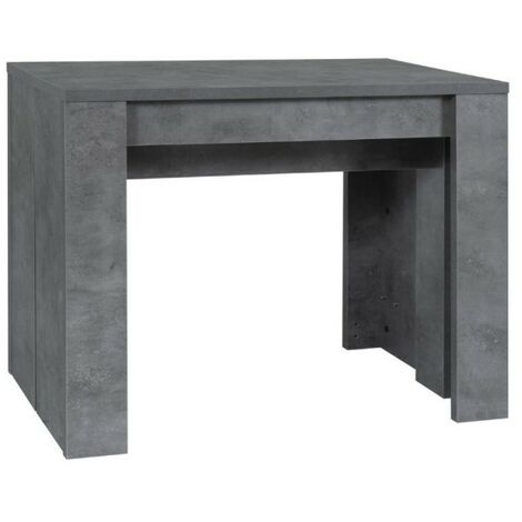 Table console extensible en béton BAKU 78x54 - 252x h78 cm (1/5)